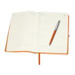 Подарочный набор: Шариковая ручка Parker Jotter ORIGINALS ORANGE CT в БЛИСТЕР и Ежедневник недатированный белый