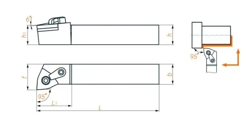 Державка MWLNR1616H08 Deskar