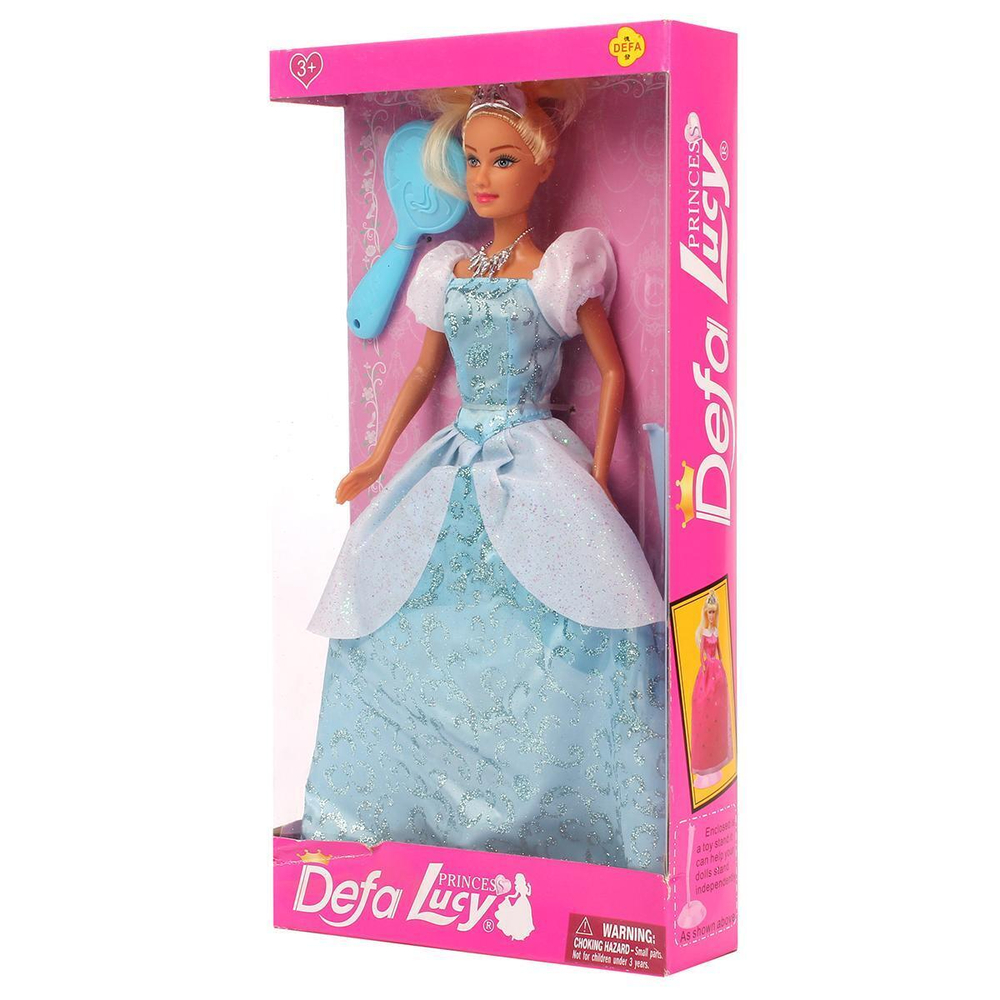 Кукла гнущаяся, с аксесс. в ассорт. в коробка DF8261. (Defa Lusy)