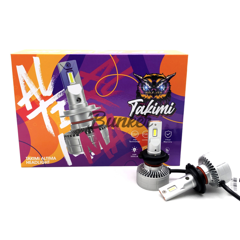 Светодиодные автомобильные LED лампы TaKiMi Altima H18 5500K 12/24V