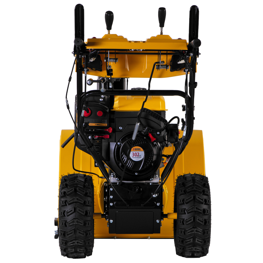 SBL 711D PRO Бензиновая снегоуборочная машина, 302cc, эл.старт, фара, обогрев, блок. дифф.// Denzel