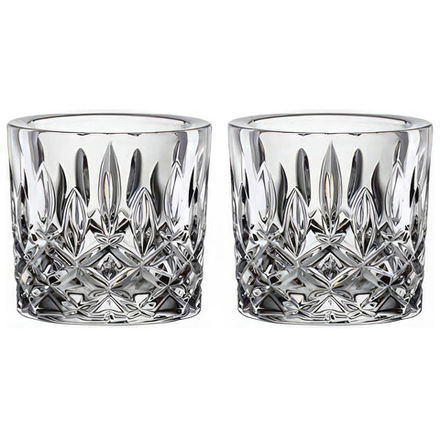 NOBLESSE - Набор подсвечников 2 шт. бесцветный H=66мм, D=71мм