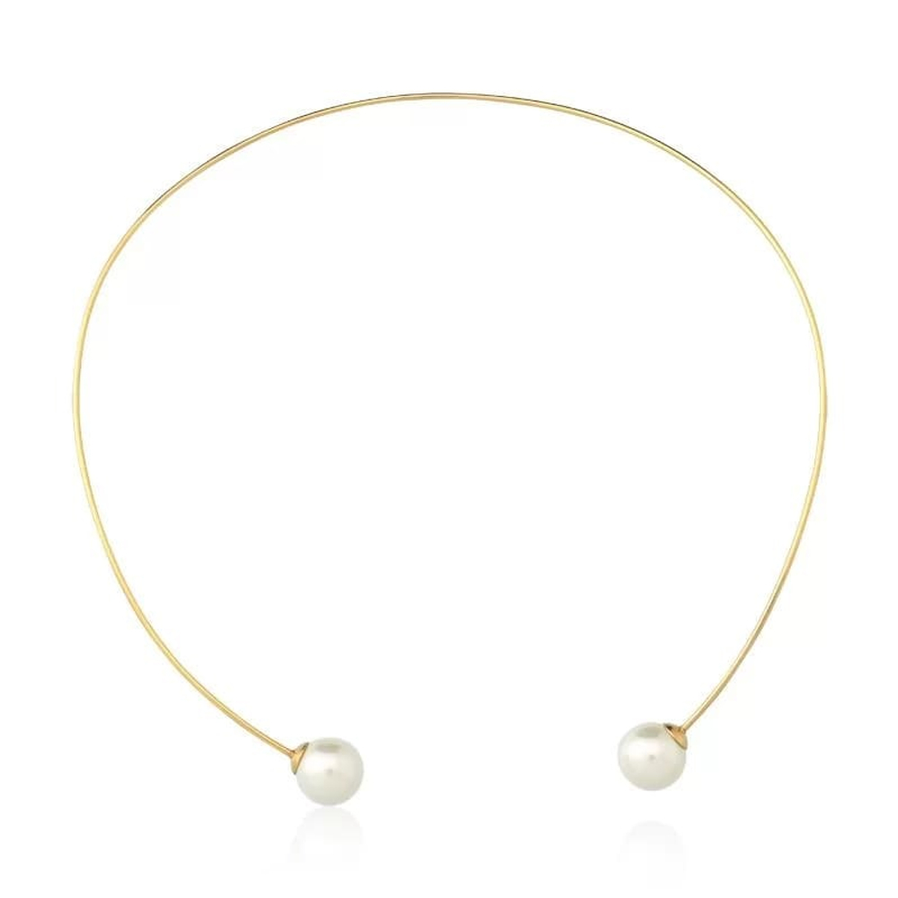 Колье Possebon White Pearl B0500.1 BW/G