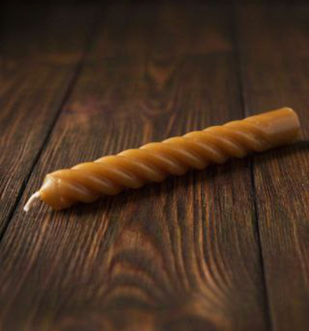 Свеча дьяконская витая 50см х 4,2см (пф)