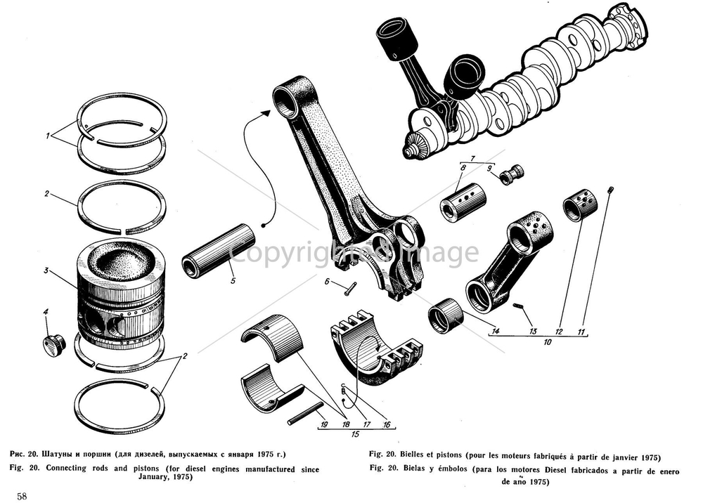 Поршень 504-05-18-1Р1