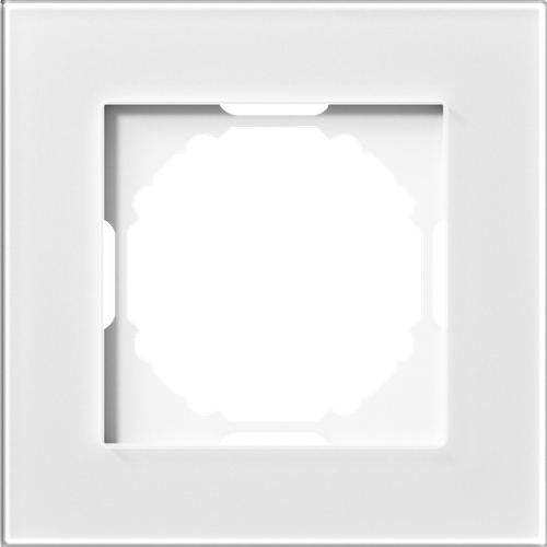 Рамка 1-я, Natural белое стекло, серия A07