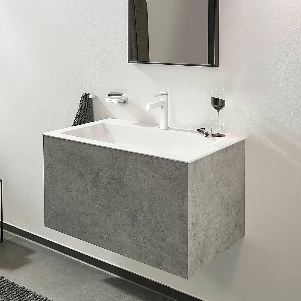 Смеситель для раковины Hansgrohe Finoris 76020700 белый матовый