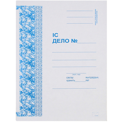 Папка-скоросшиватель картонная KUVERT, А4 формат, 300 гр, мелованный двусторонний, белый