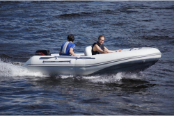 Надувная ПВХ-лодка BADGER Air Line 420, Серый