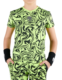 Футболка для мальчика теннисная Hydrogen Chrome Tech T-Shirt - fluo yellow