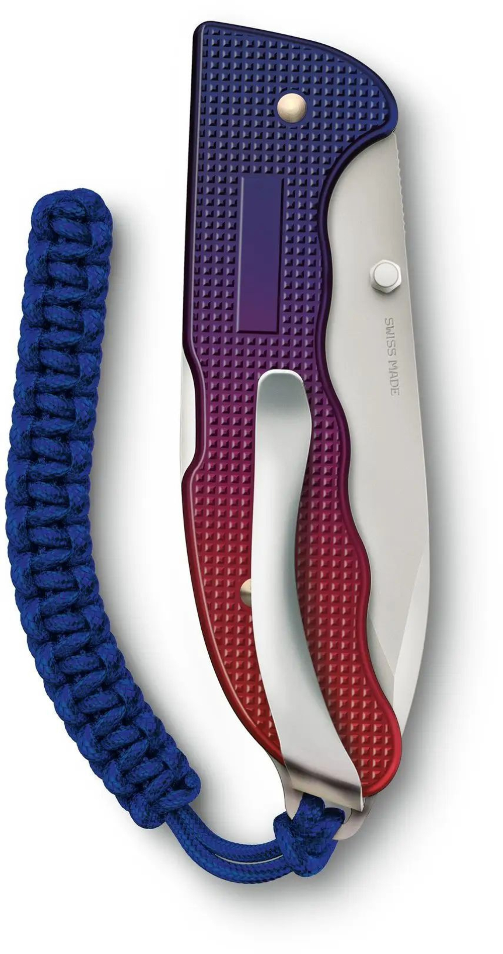 Нож Victorinox Evoke Alox, 136 мм, 4 функции, синий/красный подар.коробка