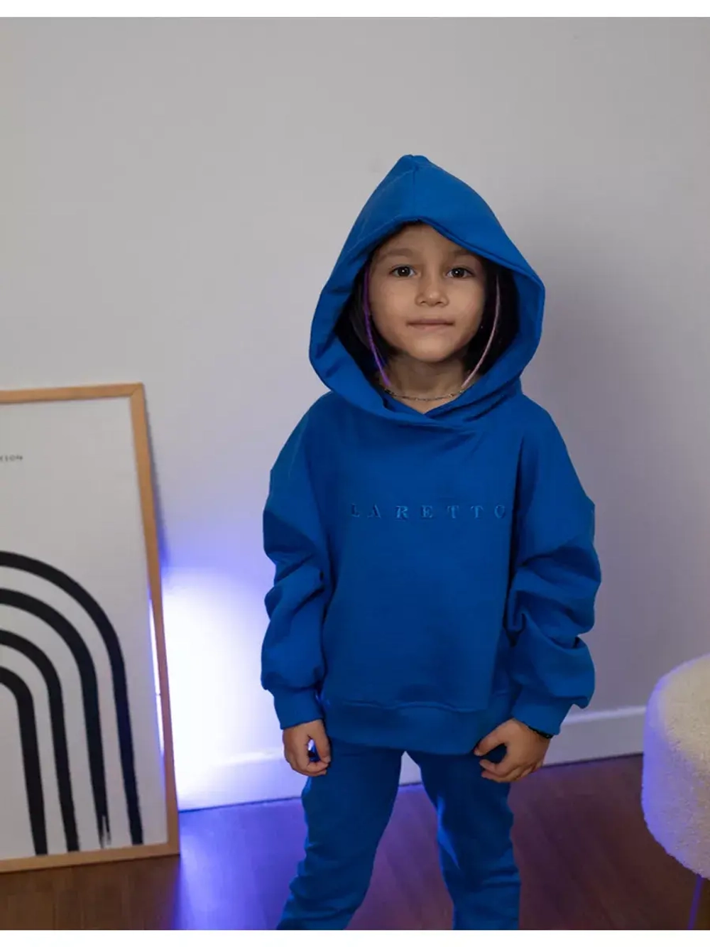 Костюм спортивный для девочки, худи и брюки