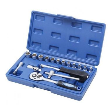 Набор инструментов 17предметов 1/4" (6гр.) Kingtul  KT-17