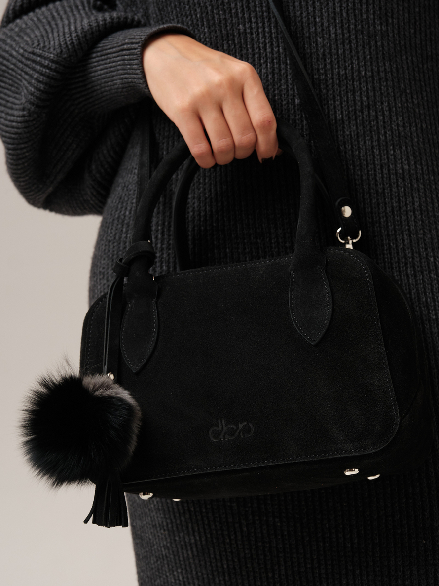 Замшевая сумка DBR 31348 черный