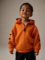 Толстовка с капюшоном на молнии для мальчика Next B42-312, Оранжевый
