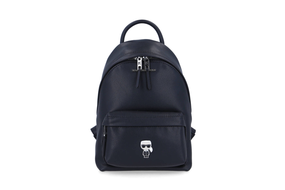 кожаный рюкзак ikonik Karl Lagerfeld - черный(205W3090)