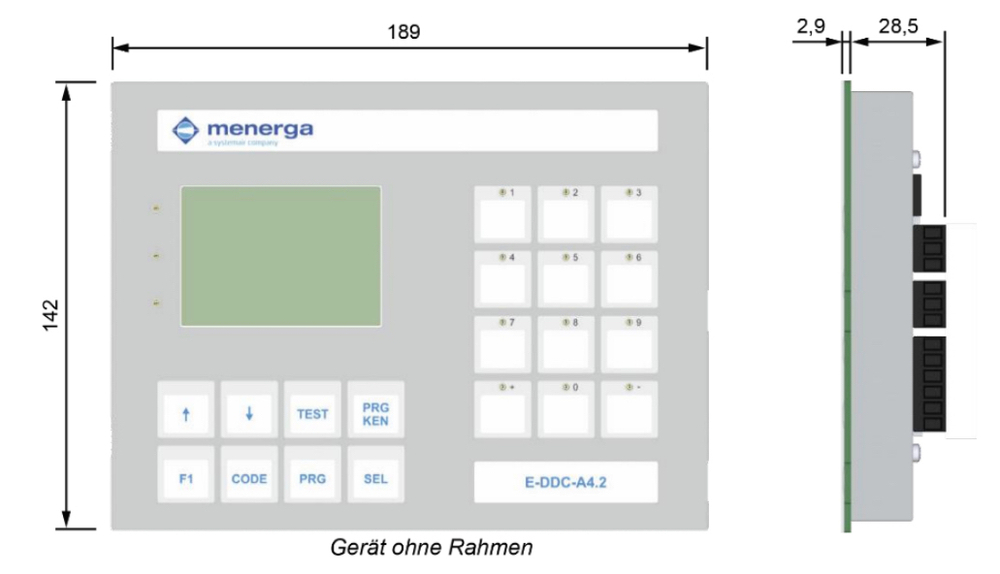 Контроллер (панель управления) Menerga E-Controller DDC-A4.2 (M 02 97 20)