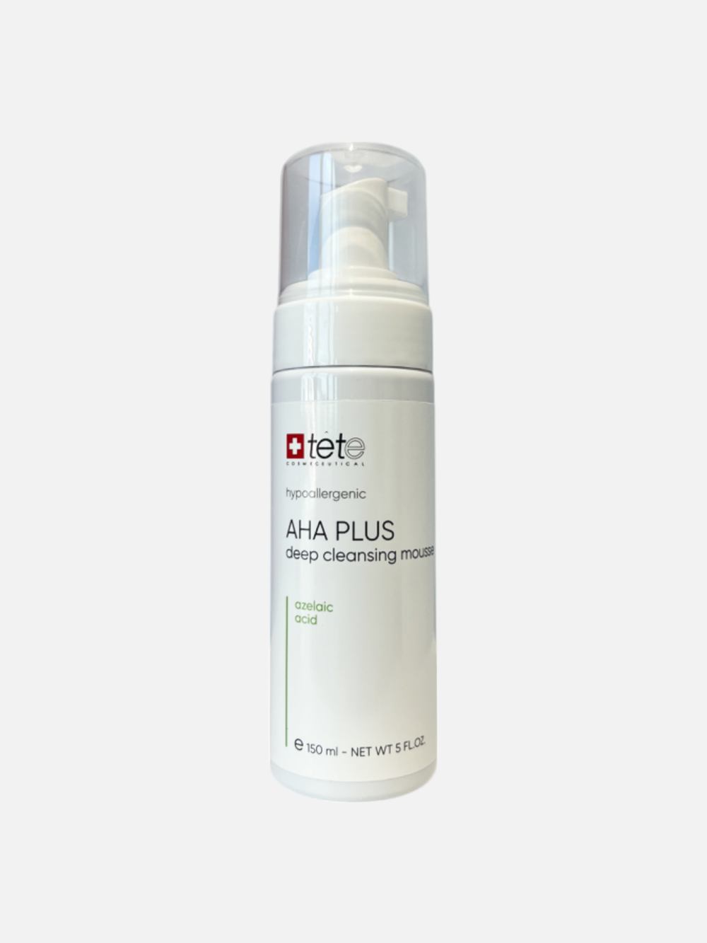 Мусс c комплексом AHA и Азелаиновой кислотой AHA Plus Deep Cleansing Mousse, TETe Cosmeceutical, 150 мл