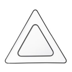 Светильник LED ЭРА Geometria SPO-154-B-40K-042 Delta 42Вт 4000К 3500Лм IP40 800*800*80 черный подвесной | Декоративные светильники Geometria