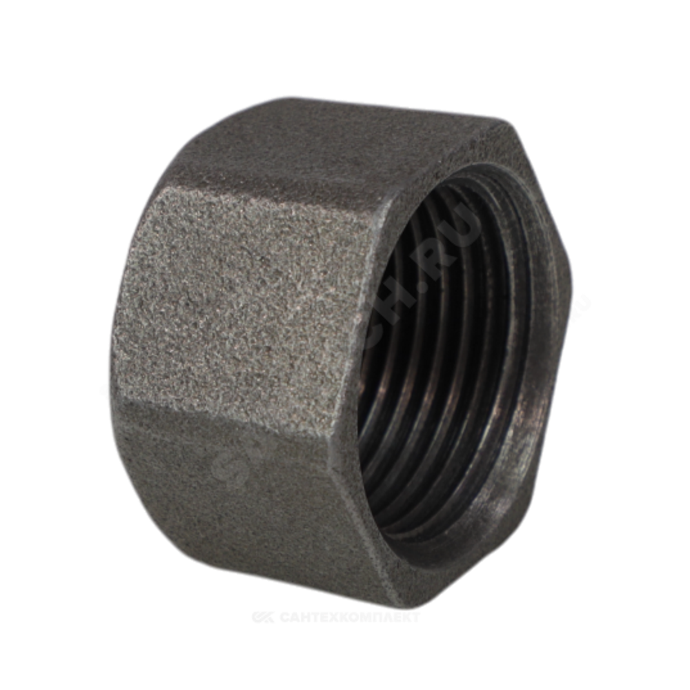 Заглушка чугун Ду 32 (1 1/4") ВР Fittex PLUS