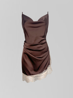 Комплект Kasiet из платья-комбинации с кружевной вставкой и кофты из гипюра