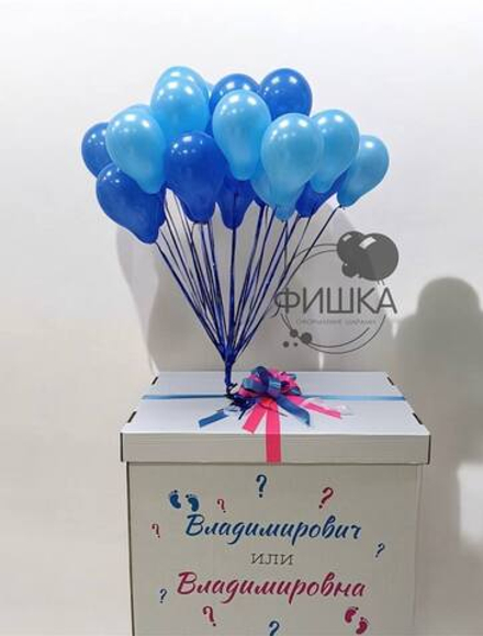 Коробка сюрприз на гендер пати №97