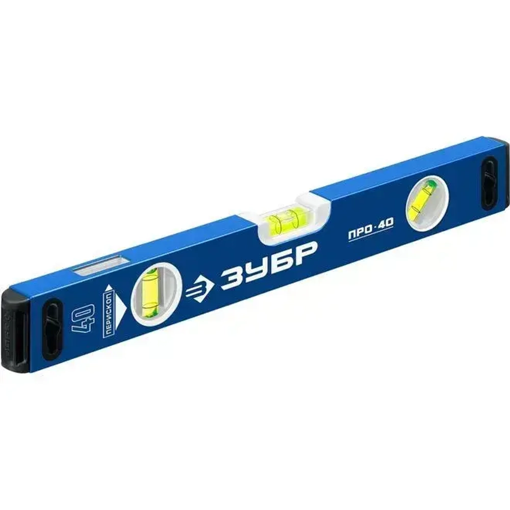 Усиленный уровень с зеркальным глазком, ЗУБР Профессионал 400 мм, 34590-040