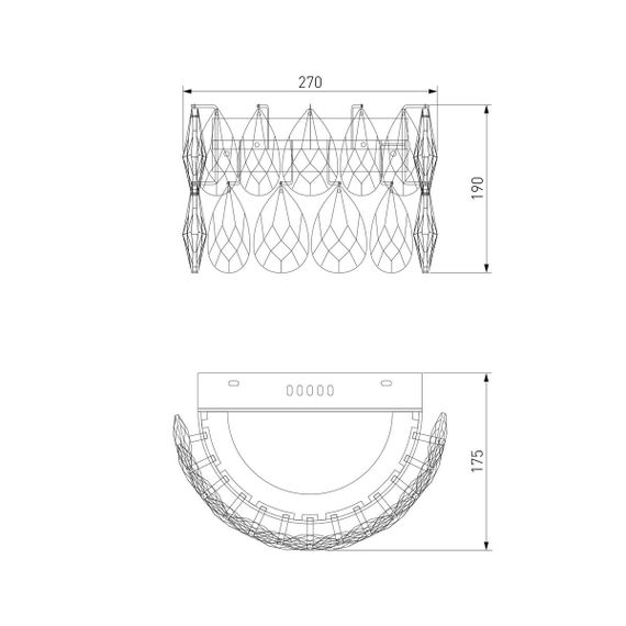 Бра Bogates Marvel 437/1 Strotskis