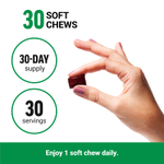 Force Factor, Fundamentals, фрукты нони, яблоко и ягоды, 500 мг, 30 жевательных таблеток