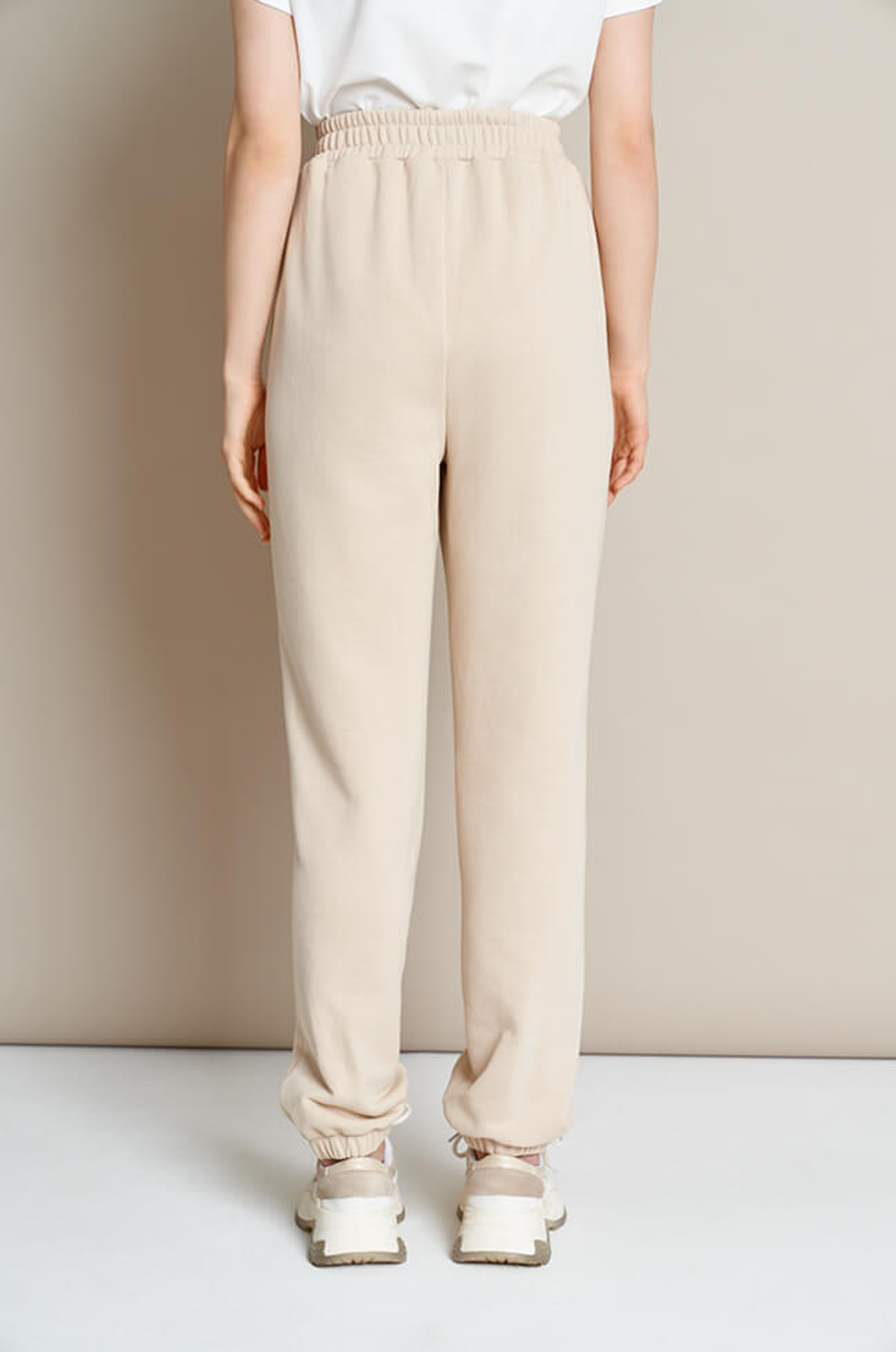 3881 Брюки женские (светло бежевый)