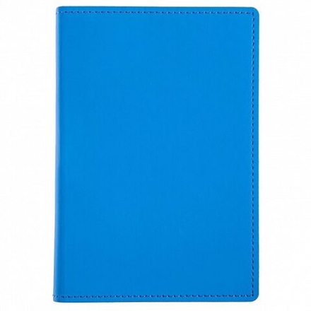 Ежедневник недат. А6 176л., 7БЦ, иск.кожа "Porcellana tinge. Голубой" ляссе