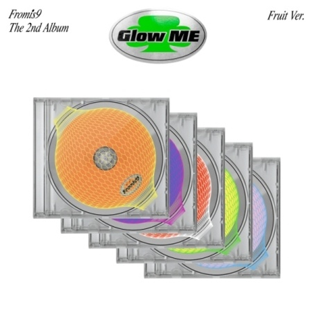(ПРЕДЗАКАЗ) Альбом fromis_9 - GLOW ME 2nd Album FRUIT 5 Version SET