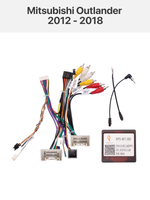 Переходная рамка 10" и комплект проводов для Mitsubishi Outlander 2012 - 2018