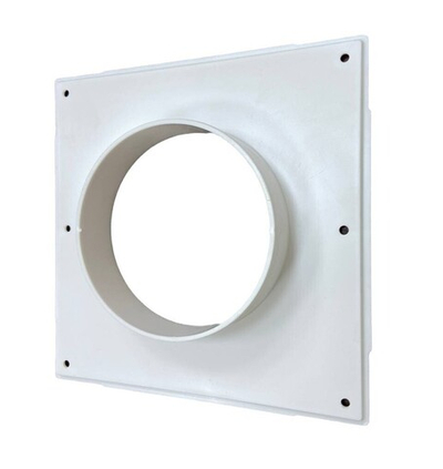 Фланец 197х197 мм квадратный на трубу 150 мм, ФКВ 150 для присоединения воздуховодов