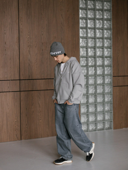 Худи UNIFORM Heavy Zip unf., Серый