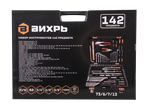 Набор инструментов, 1/2", 1/4", CrV, в кейсе 142 предм Вихрь