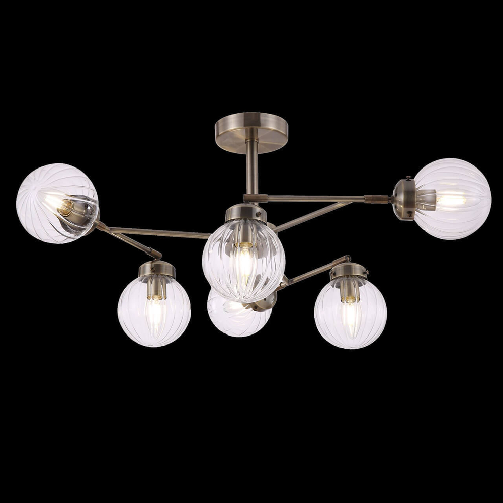 Люстра на штанге Freya FR5041PL-06BS