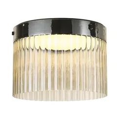 5047/24LC L-VISION ODL24 000 черный/светл.янтарный/металл/стекло Потолочный светильник LED 24W 4000К 2715Лм PILLARI