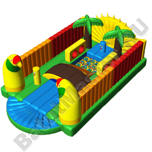 Коммерческий надувной батут "Попугай 2"