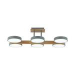 8031/108CL LEDIO LN26 345 серый, дерево/металл/акрил Потолочный светильник LED 108W 3000/4000/6000К 220V PLATO