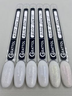 Grattol Camouflage Gel White Glow - Гель молочный с шиммером, 15 мл