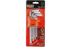 Набор шестигранных длинных ключей STARTUL 1,5-10 мм, 9 предметов PRO-89109