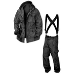 Костюм Дельта+флис рипстоп черный