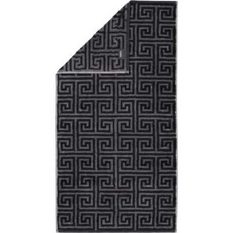 Полотенце 50х100 Cawo Noblesse Elegance Allover 1088 97 черно-серое