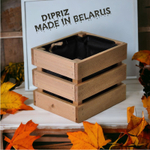 Деревянные ящики для хранения, для сада, рассады из массива сосны - набор из 3 шт.