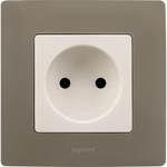 Рамка 1 пост светлая галька ETIKA Legrand