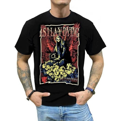 Футболка As I lay dying Смерть с крыльями (S)