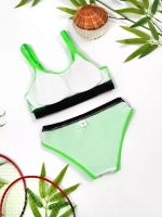 Купальник раздельный спортивный с топом Adidas