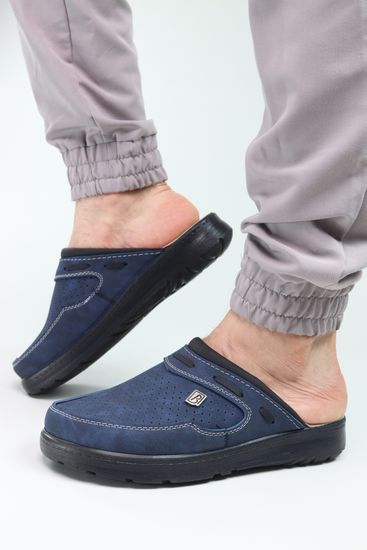 504 | "Ivan 2.0" Мужские тапочки-сабо (темно-синий)