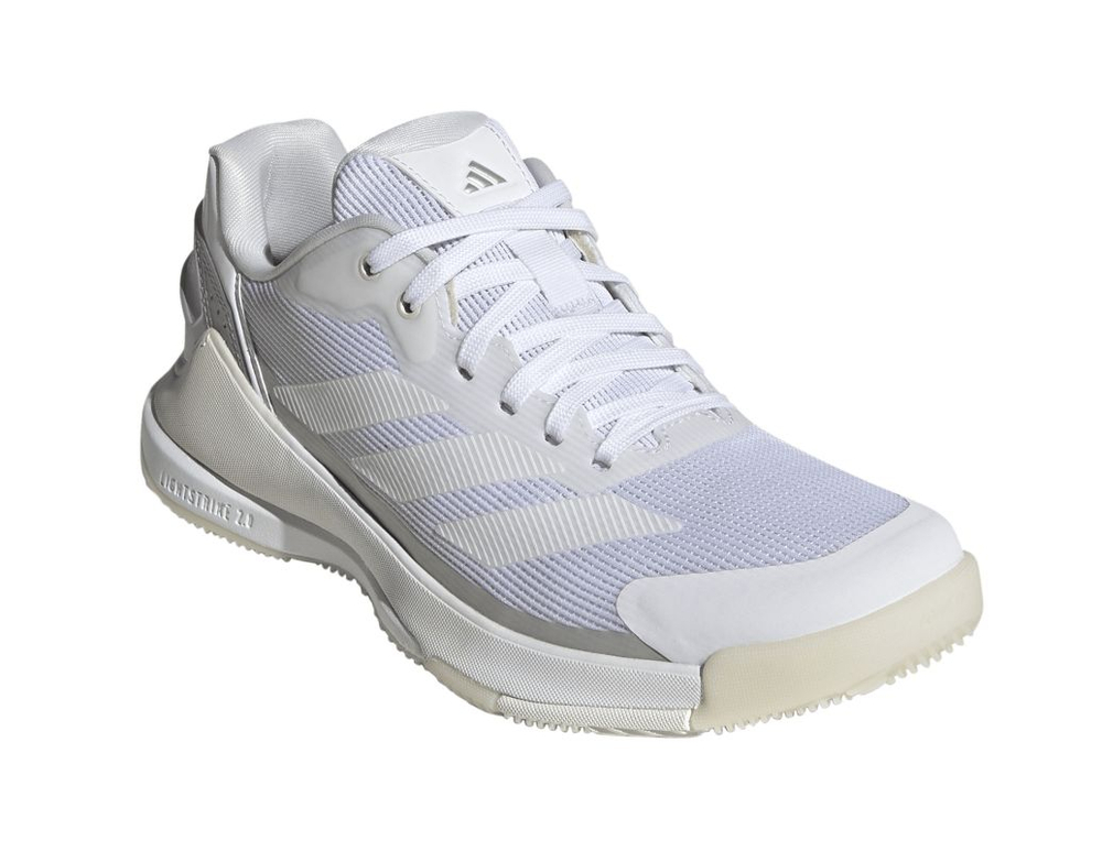 Женские кроссовки для Падел Adidas Crazyquick Lightstrike Padel W - cloud white/cloud white/zero metalic
